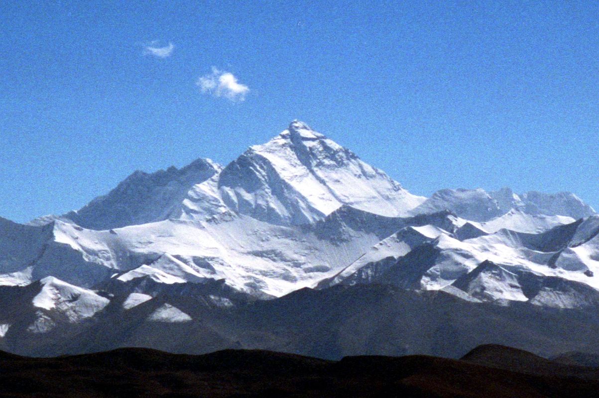 24 Lhotse and Everest North Face Close Up From Pang La